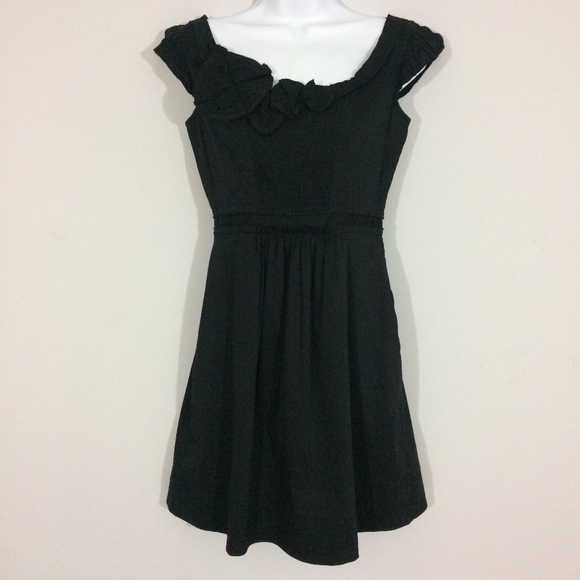 BCBGMaxAzria Dresses & Skirts - BCBGMaxAzria Womens XS Black Cocktail Midi Dress